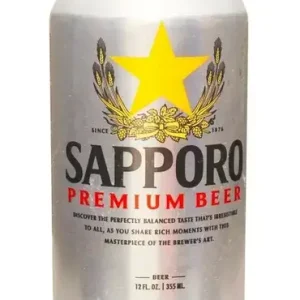 Cerveza Sapporo Lata 355 ml